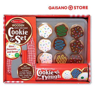 Melissa & Doug Wooden Slice and Bake Cookie Set