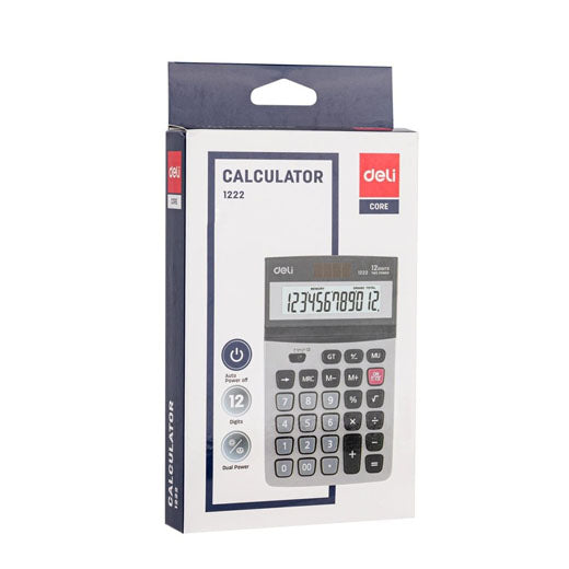 Deli Clasic Calculator 1222