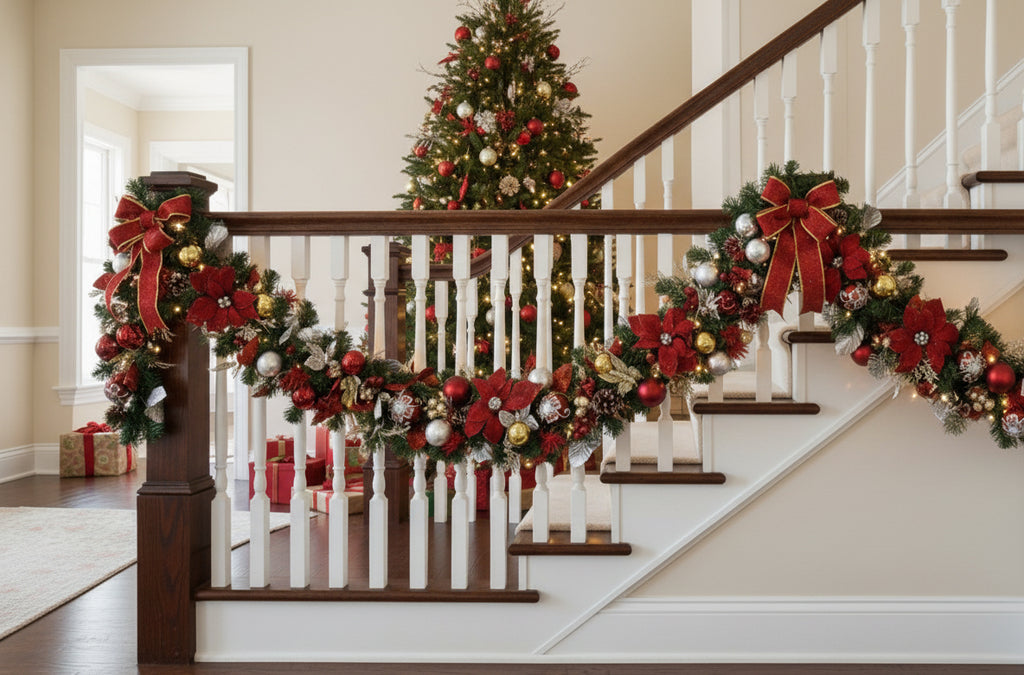 Christmas Garland 1.5 meter - Burgundy
