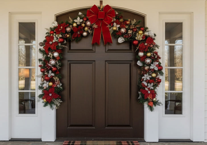 Christmas Garland 1.5 meter - Burgundy