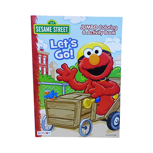 123 Sesame Street Jumbo Coloring & Activity Book Shop Gaisano