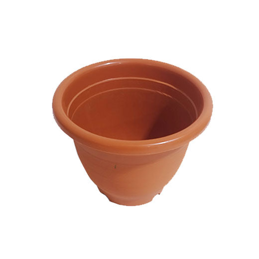 PLASTIC FLOWER POT - 4x5"