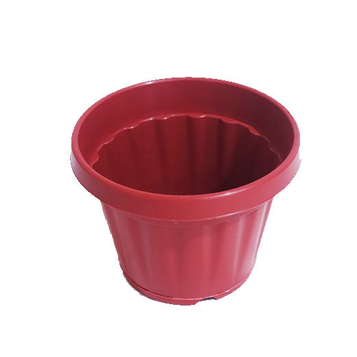 PLASTIC FLOWER POT - 4x5.5"