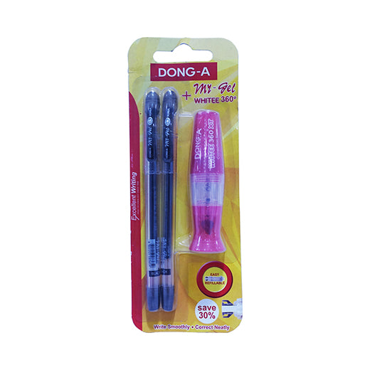 Dong-A + My Gel Correction Tape and Gel Pen Set
