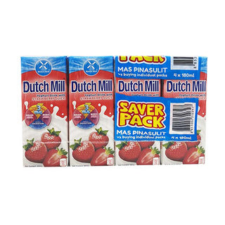 Dutchmill Strawberry 180ml 4s Saver Pack
