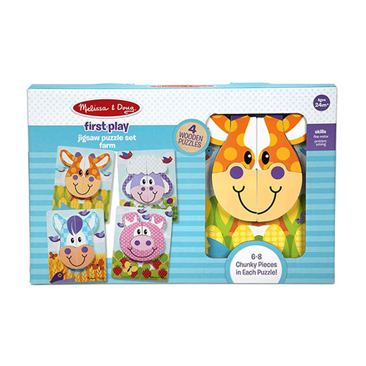 Melissa & Doug First Play - Jigsaw Puzzle Farm
