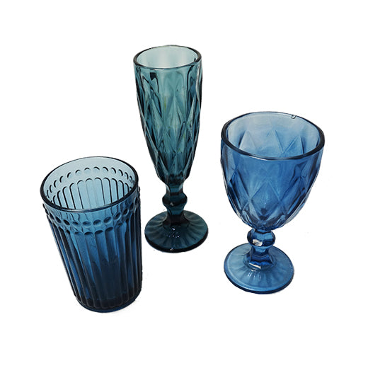 Drinking Glass Blue