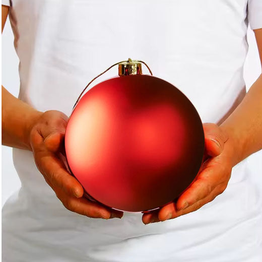 Christmas Ball Matte Red 20cm
