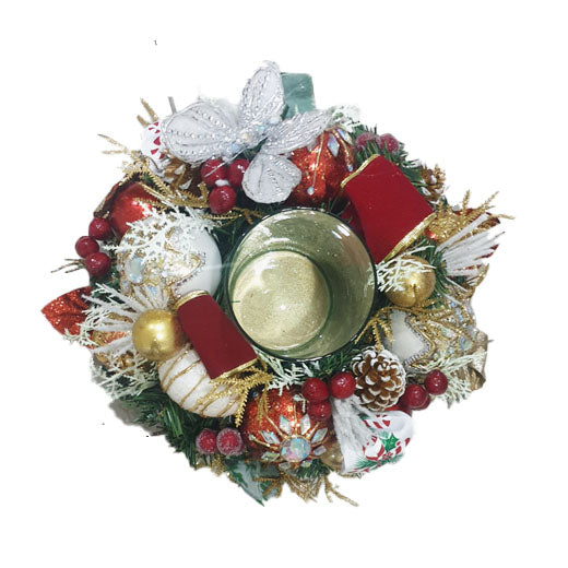Christmas V. Candle Holder Large R.Fab