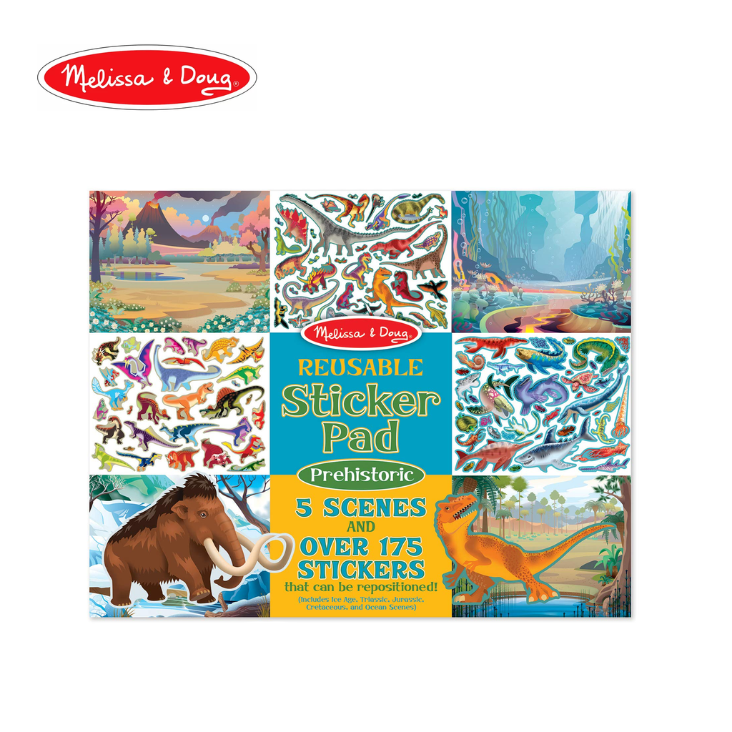 Melissa & Doug Reusable Sticker Pad - Prehistoric