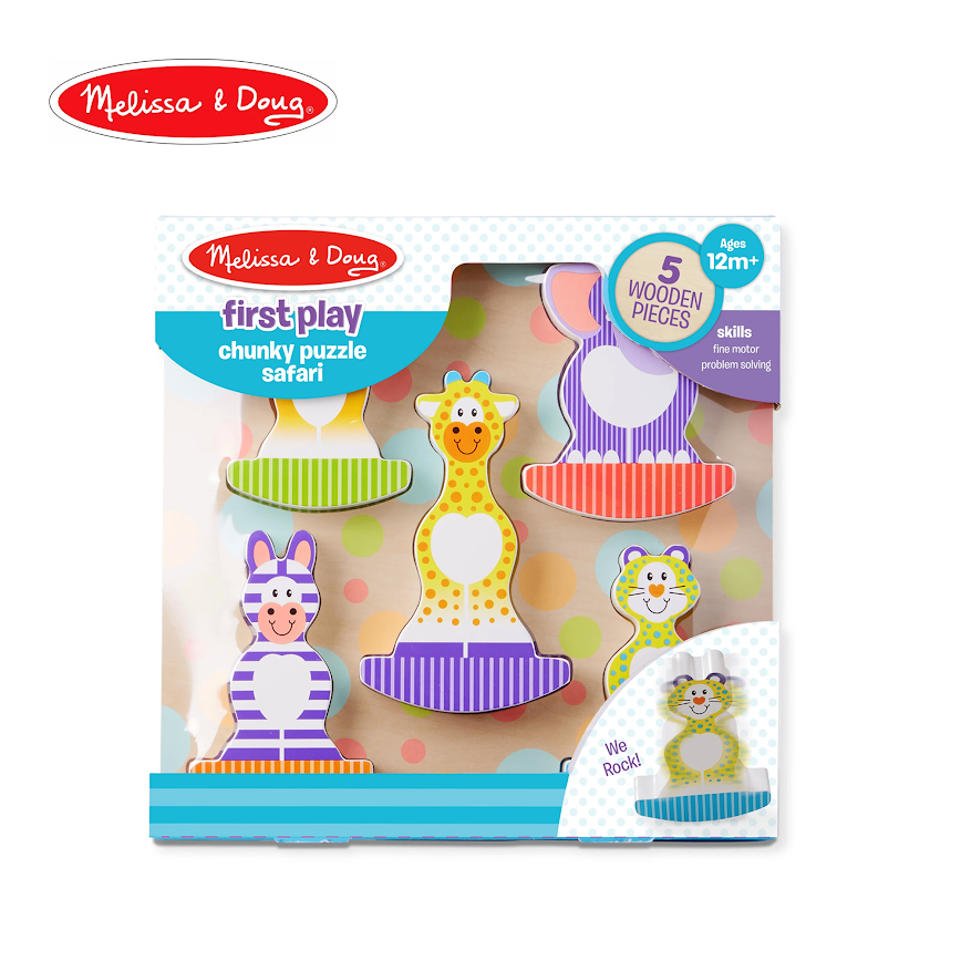 Melissa & Doug First Play - Chunky Puzzle Safari