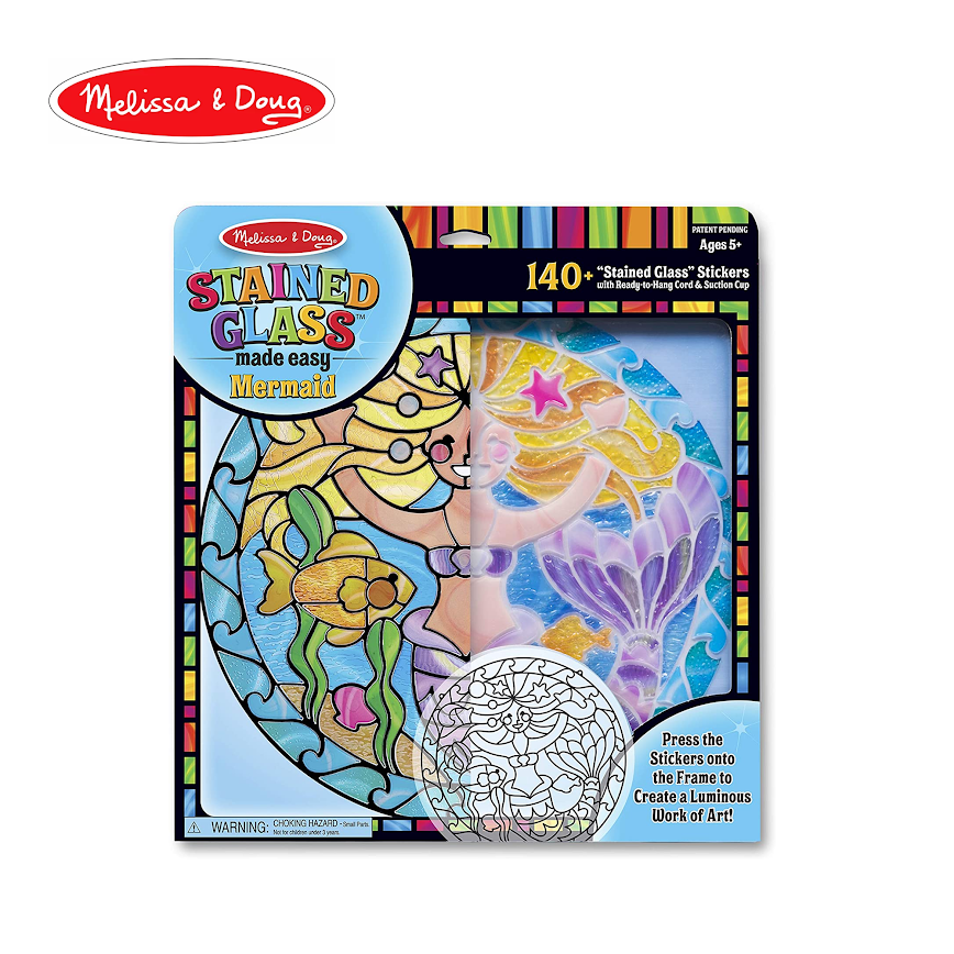 Melissa & Doug Stained Glass Made Easy - Mermaid