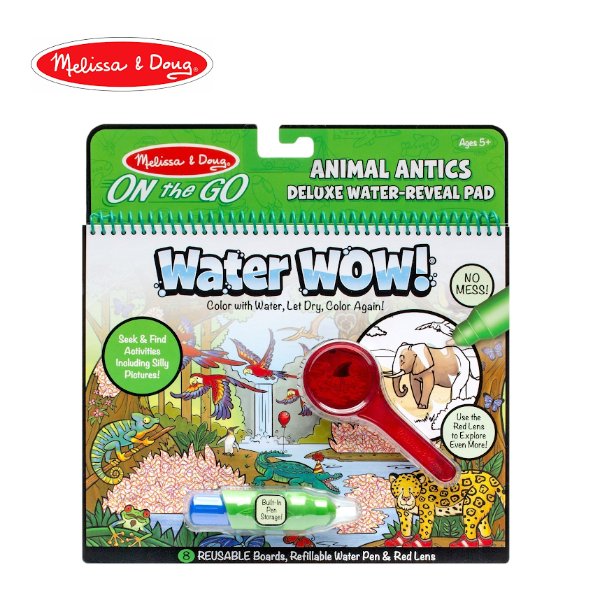 Melissa & Doug Water Wow Deluxe - Animal Antics
