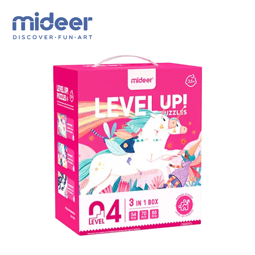 Mideer Level Up! Puzzle - Level 4- Unicorn