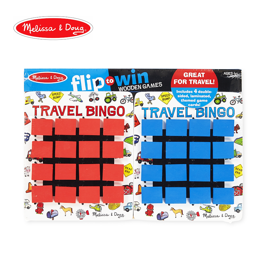Melissa & Doug Flip to Win Travel Bingo