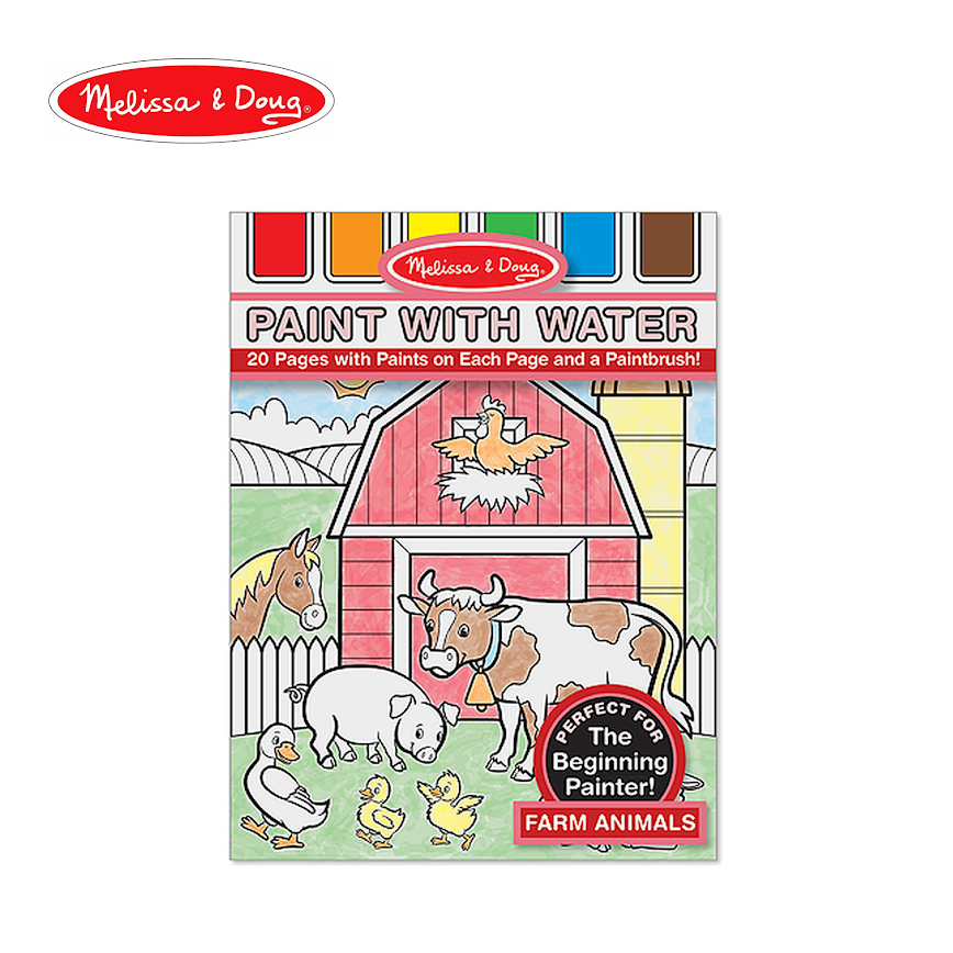 Melissa & Doug Paint With Water - Farm Animals