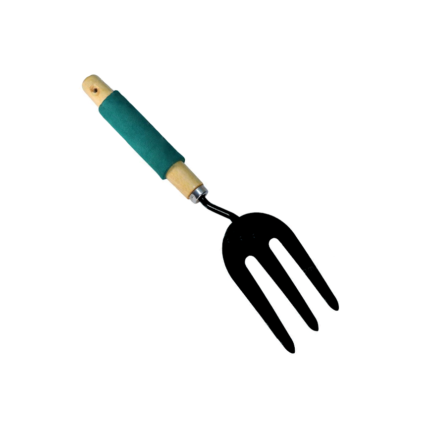 Garden Fork With Wooden Handle