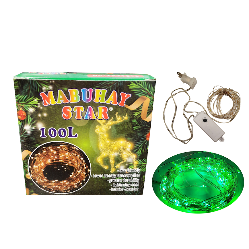Mabuhay Star Christmas LED Light 100L - Green