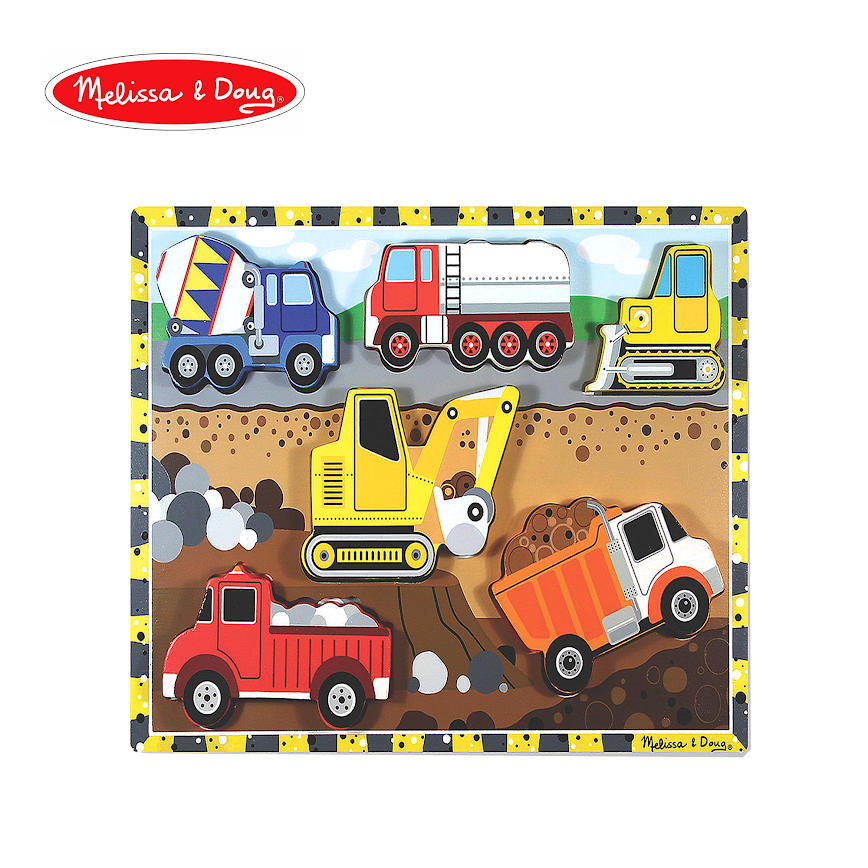 Melissa & Doug Chunky Puzzle - Construction