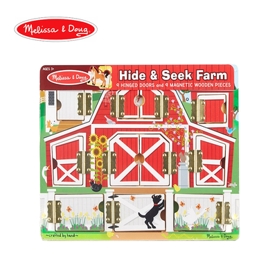 Melissa & Doug Magnetic Wooden - Hide & Seek Farm