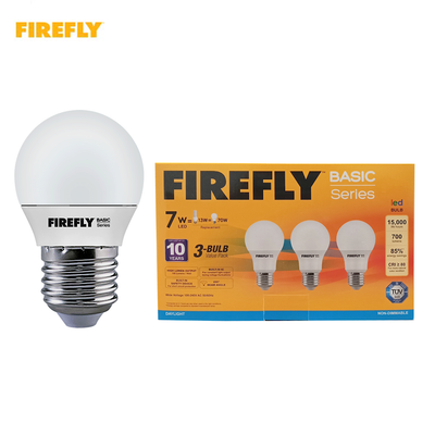 Firefly Basic 3-LED Bulb Value Pack 7W