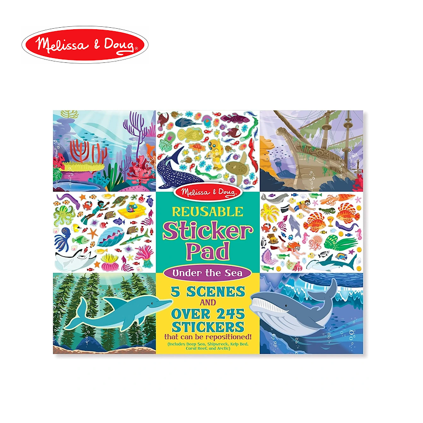 Melissa & Doug Reusable Sticker Pad - Under The Sea