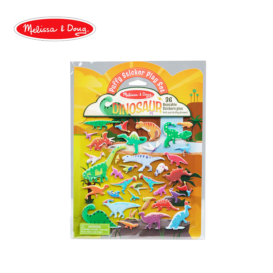 Melissa & Doug Reusable Stickers Plus - Dinosaur