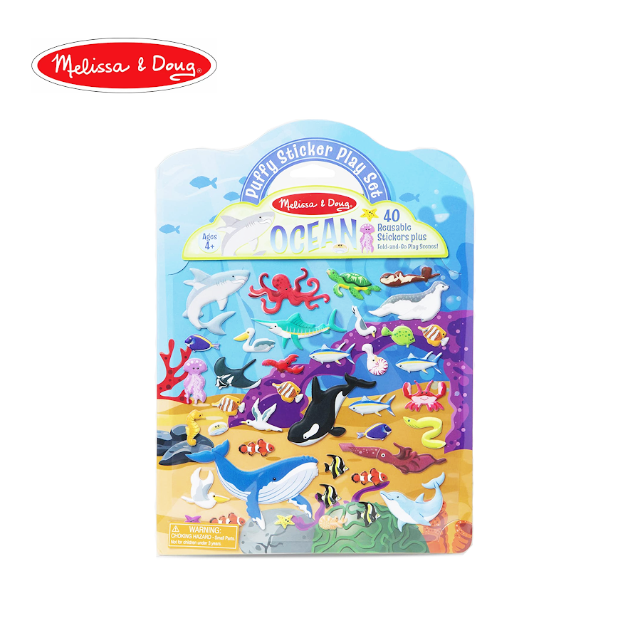 Melissa & Doug Reusable Stickers Plus - Ocean