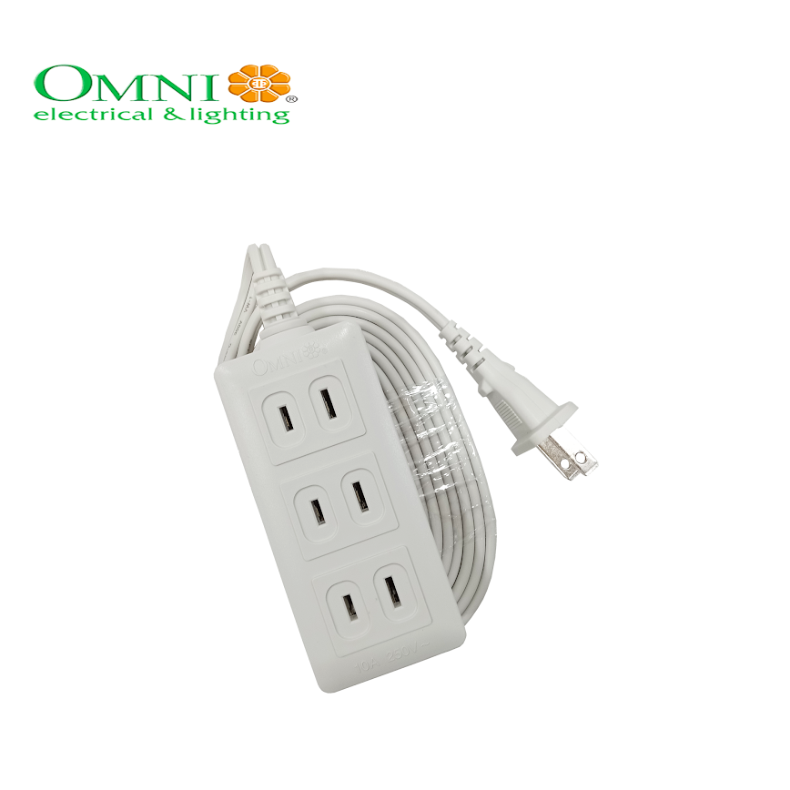 Omni 3-Gang Extension Cord Set