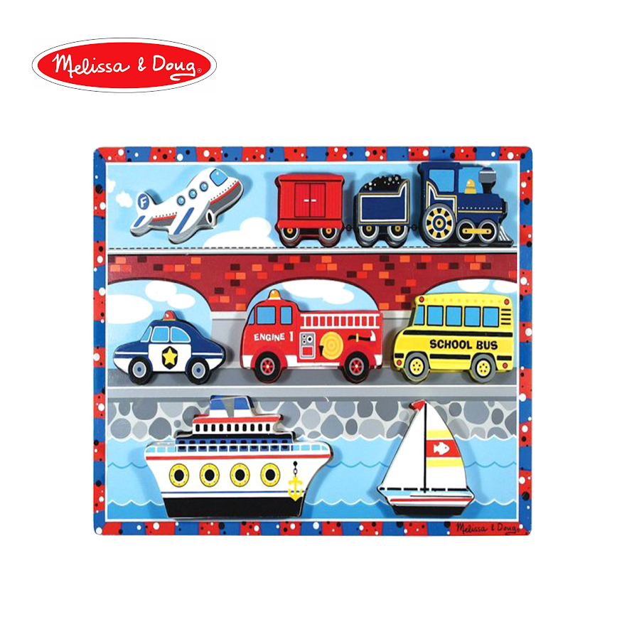 Melissa & Doug Chunky Puzzle - Vehicle
