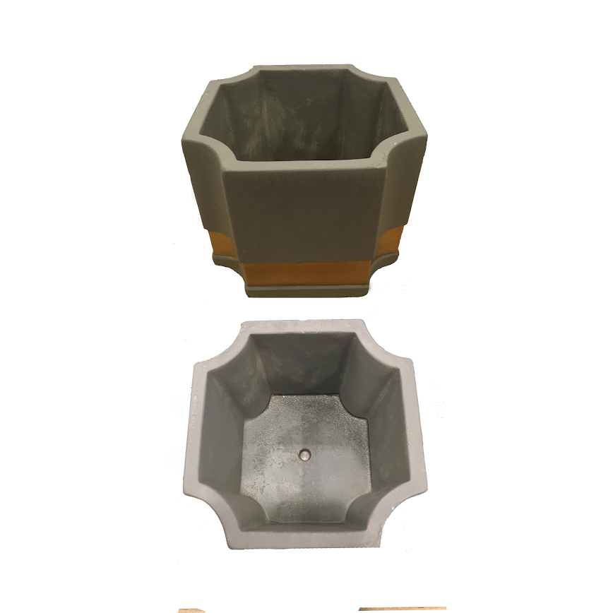 Octagonal Indoor Ceramic Pot
