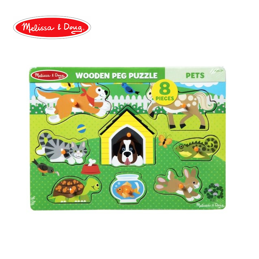 Melissa & Doug Peg Puzzle - Pets