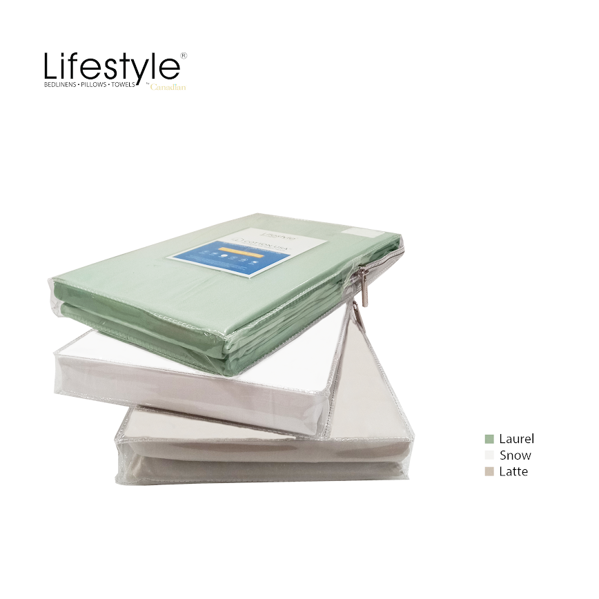 Lifestyle Cotton USA- 300 Thread Count Plain- Pillowcase 20x30