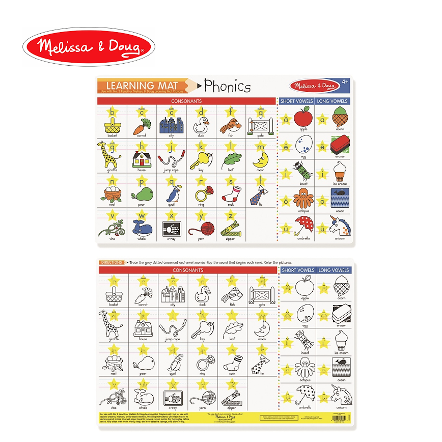 Melissa & Doug Learning Mat - Phonics