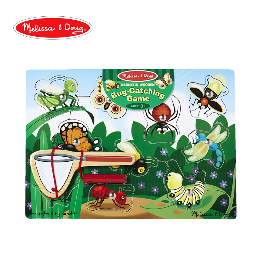 Melissa & Doug Magnetic Wooden Bug-Catching Game