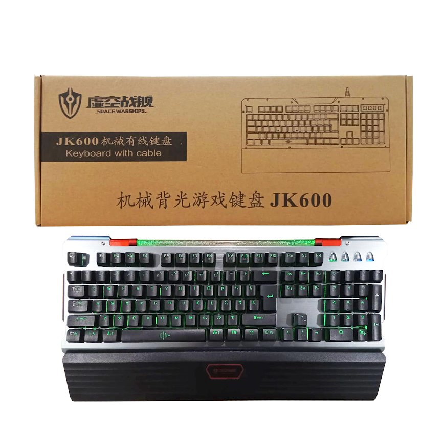 Space Warships 104-Key Mechanical Lighted Keyboard JK600