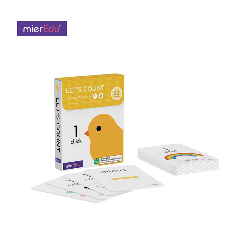 Mieredu Cognitive Flash Cards - Let's Count