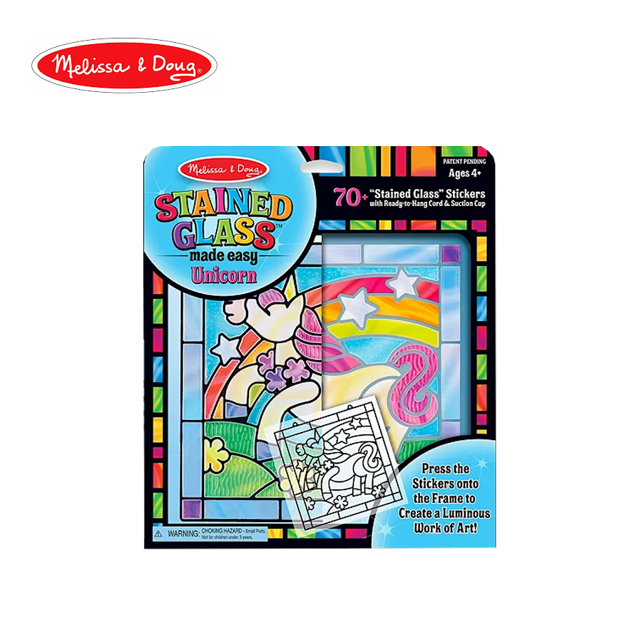Melissa & Doug Stained Glass Made Easy - Unicorn