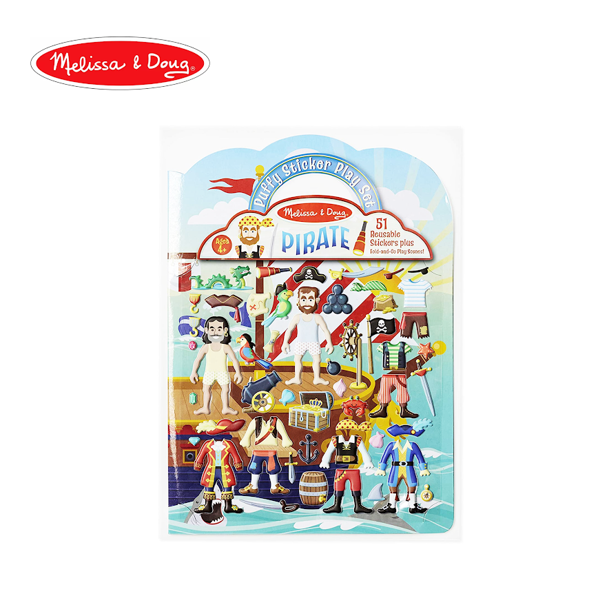 Melissa & Doug Reusable Stickers Plus - Pirate