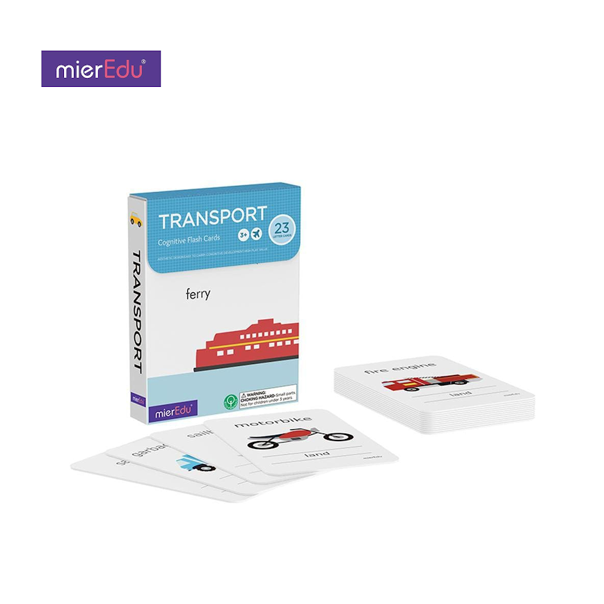 Mieredu Cognitive Flash Cards - Transport