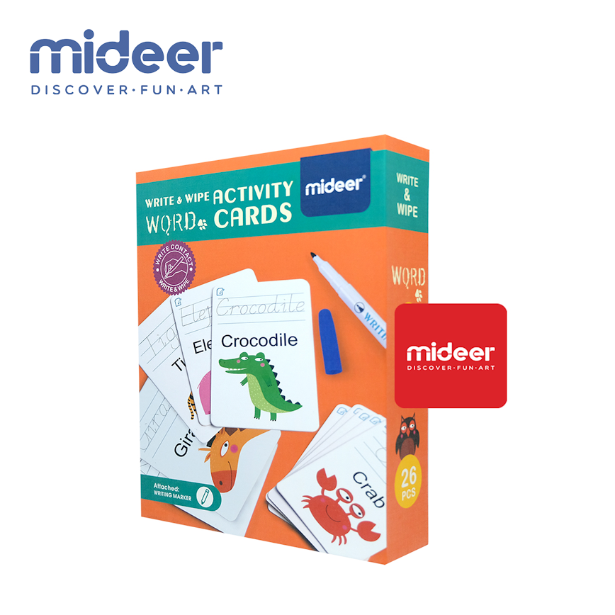 Mideer Write & Wipe Activity Word Cards