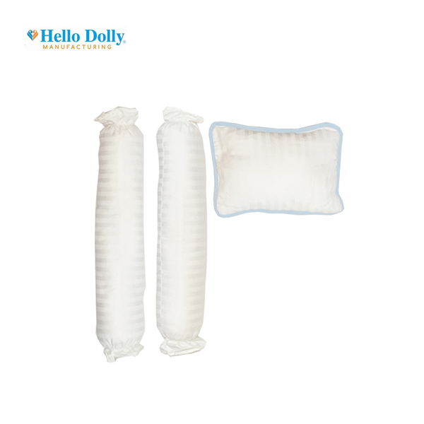 Hello Dolly Organic Cotton Baby Bolster and Head Pillow Set