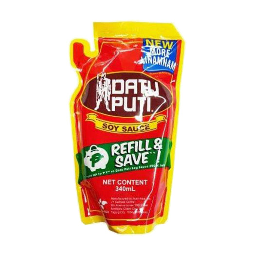 Datu Puti Soy Sauce Jumbo Pouch 340ml