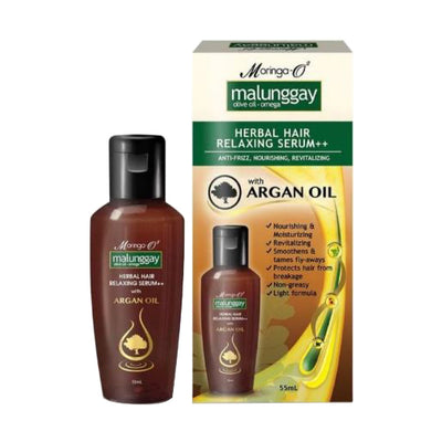 Moringa-02 Malunggay Herbal Hair Serum with Argan Oil 55mL