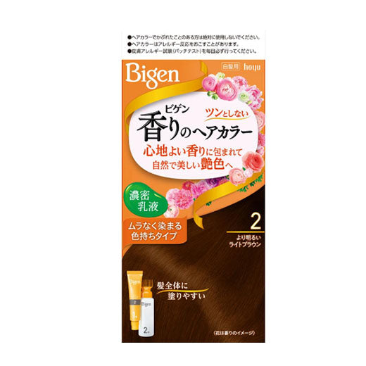 HOYU BIGEN FRAGRANT HAIR COLOR EMULSION 2 BRIGHTER LIGHT BROWN