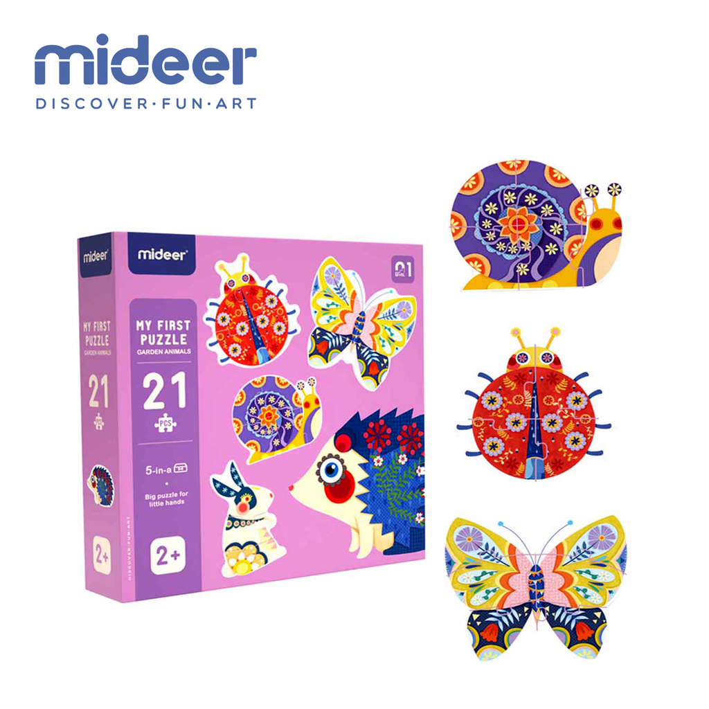 Mideer My First Puzzle - Garden Animals