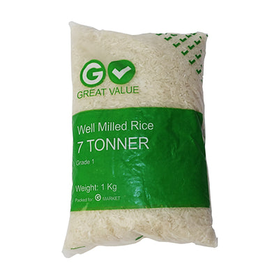Great Value 7 Tonner Rice 1Kg