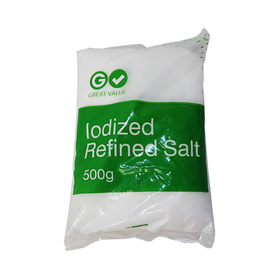 Great Value Iodized Refined Salt 500g