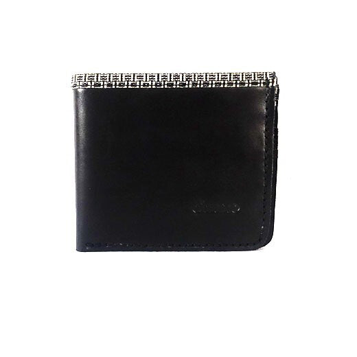 Obrano Leather Wallet - Black