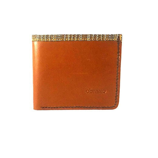 Obrano Leather Wallet - Brown